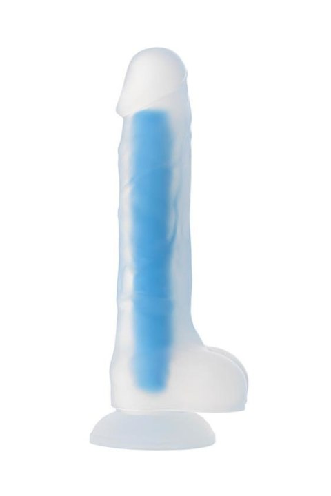 Dildo z przyssawką Beyond Steve Glow Blue 19cm Toyfa Dildo z przyssawką Beyond Steve Glow Blue 19cm Toyfa