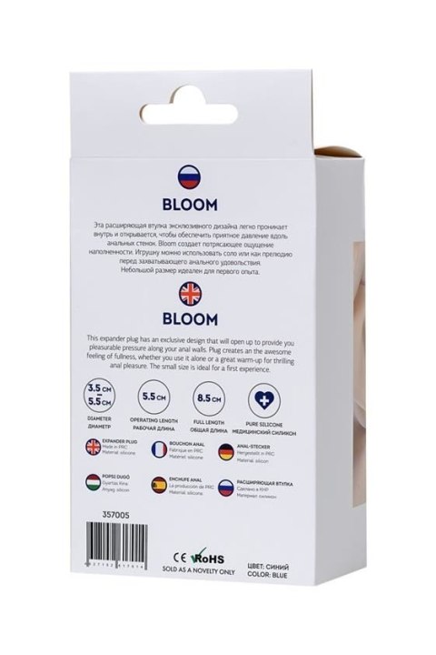 Korek analny ToDo Bloom Blue Expander 8,5cm Toyfa Korek analny ToDo Bloom Blue Expander 8,5cm Toyfa