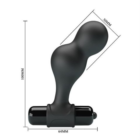 Mr. Play Silicone Anal Plug, 10 functions of vibration Black Mr. Play Silicone Anal Plug, 10 functions of vibration Black