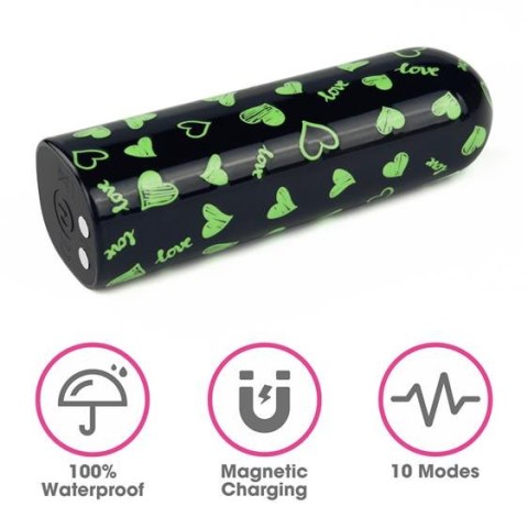 Rechargeable Glow-in-the-dark Heart Massager Rechargeable Glow-in-the-dark Heart Massager