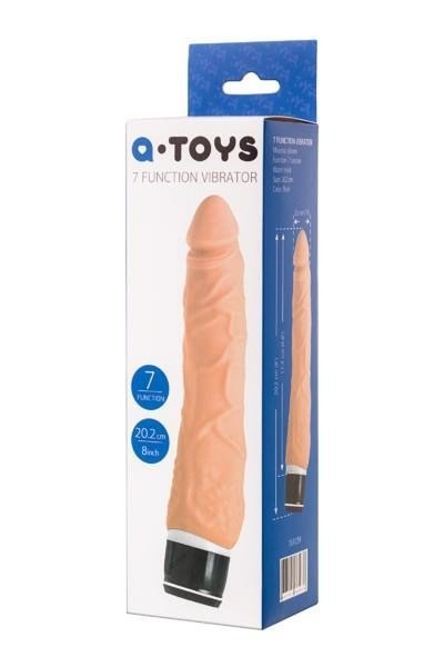 A-TOYS, Realistic Multi-Speed Vibrator, Silicone, Vibration Modes, 17.2 CM A-TOYS, Realistic Multi-Speed Vibrator, Silicone, Vibration Modes, 17.2 CM