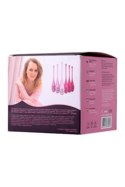 XEROMANTICA Set of 6 vaginal balls K-ROSE,silicone, pink XEROMANTICA Set of 6 vaginal balls K-ROSE,silicone, pink