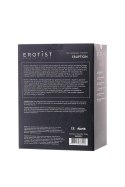 Erotist Eruption; Rechargeable masturbator, Silicone, Black, 18.5 cm.