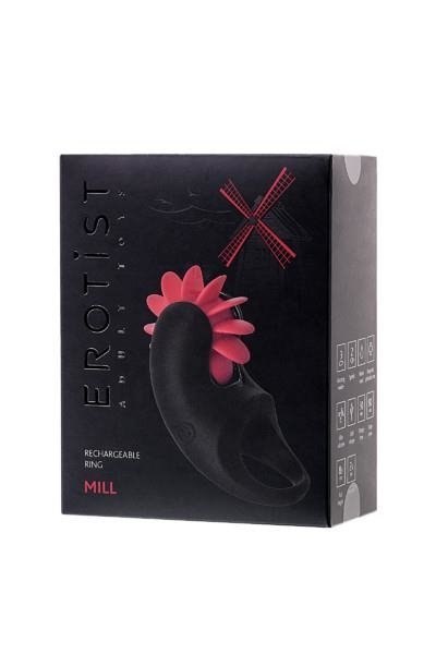 Erotist Mill vibro ring, silicone, black, 8.5 cm, O 2.6 cm Erotist Mill vibro ring, silicone, black, 8.5 cm, O 2.6 cm