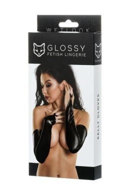 Glossy Wetlook gloves