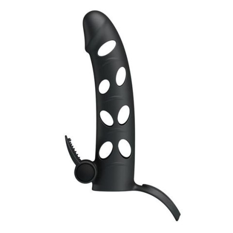 Pretty Love 6 Inch Vibrating Penis Sleeve Black Pretty Love 6 Inch Vibrating Penis Sleeve Black