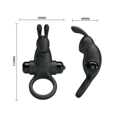 Pretty Love Vibro Penis Ring Rabbit I Black Pretty Love Vibro Penis Ring Rabbit I Black