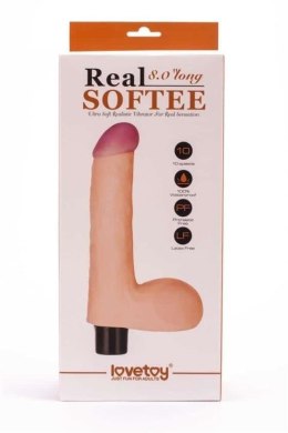 Reel Softee Vibrator with balls Flesh 8,0