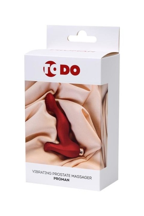 ToDo Proman Red Vibrating Prostate Massager ToDo Proman Red Vibrating Prostate Massager