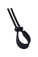 A-Toys Erection enhancing lasso Keb , black, silicone, 14cm