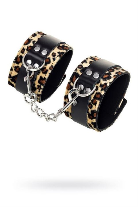 Anonymo handcuffs, PU leather, print, 27 cm Anonymo handcuffs, PU leather, print, 27 cm