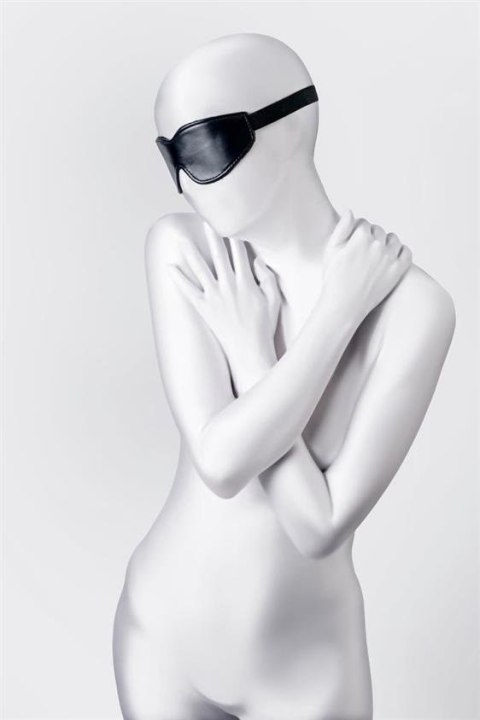 Anonymo mask, PU leather, black, 26.5 cm Anonymo mask, PU leather, black, 26.5 cm