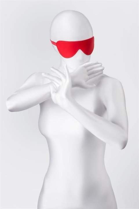 Anonymo mask, PU leather, red, 65 cm Anonymo mask, PU leather, red, 65 cm