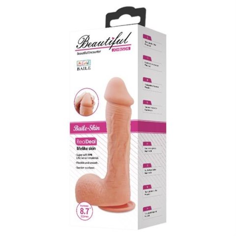 REALISTYCZNE DILDO BEAUTIFUL JOHNSON 9,2, 23,4 CM, TPR, Z PRZYSSAWKĄ REALISTYCZNE DILDO BEAUTIFUL JOHNSON 9,2, 23,4 CM, TPR, Z PRZYSSAWKĄ