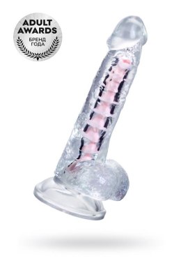 Flexible dildo A-Toys Paret, transparent, 18 cm
