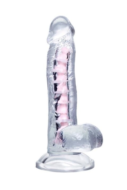 Flexible dildo A-Toys Paret, transparent, 18 cm Flexible dildo A-Toys Paret, transparent, 18 cm