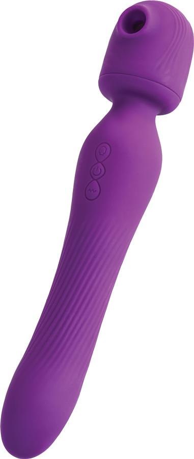 JOS Stimulator 2 in 1 Kisom, silicone, purple, 13 cm JOS Stimulator 2 in 1 Kisom, silicone, purple, 13 cm