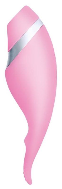 Multifunctional erogenous zone stimulator Flovetta by Toyfa DAHLIA, silicone, pink, 14 cm