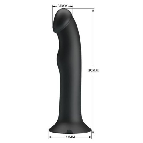 Pretty Love Murray Dildo with Vibration Black Pretty Love Murray Dildo with Vibration Black