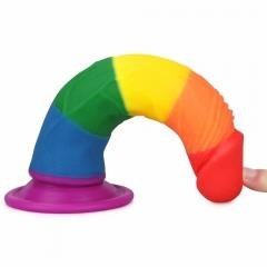 Prider Dildo 7.0' Colorful Prider Dildo 7.0' Colorful