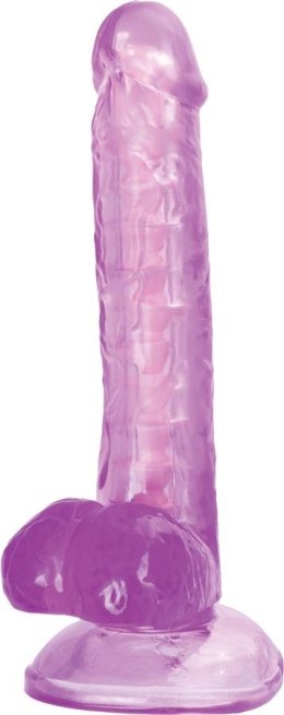 Realistic dildo A-Toys by TOYFA Celiam, TPE, purple, 20.5 cm