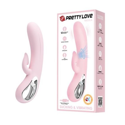 Romance Massage Sucking Vibrator Light Pink Romance Massage Sucking Vibrator Light Pink
