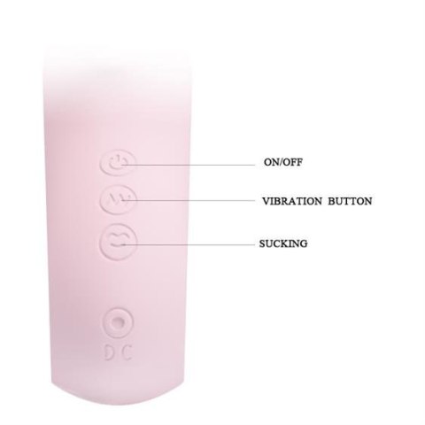Romance Massage Sucking Vibrator Light Pink Romance Massage Sucking Vibrator Light Pink