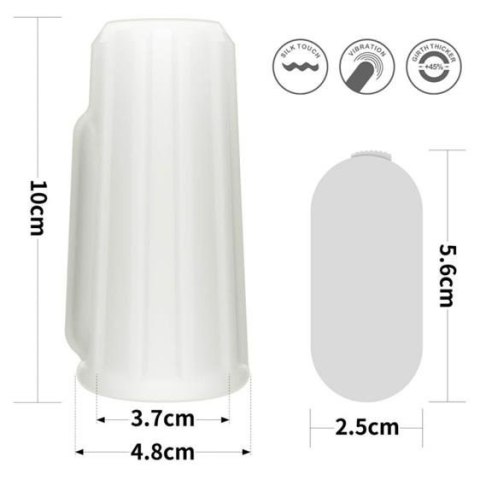 Vibrating Spiral Knights Ring (White) III Vibrating Spiral Knights Ring (White) III