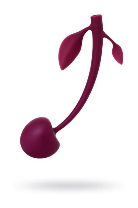Wild cherry JOS pleasure ball with a ball inside and flexible tail color:cherry Wild cherry JOS pleasure ball with a ball inside and flexible tail color:cherry