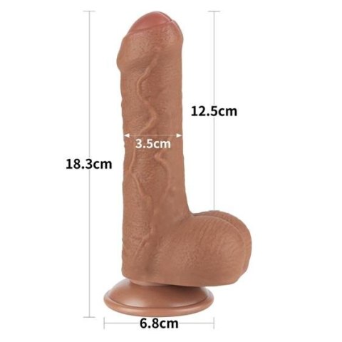 7'' Sliding Skin Dual Layer Dong Brown 7'' Sliding Skin Dual Layer Dong Brown