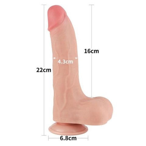 8.5'' Sliding Skin Dual Layer Dong Flesh 8.5'' Sliding Skin Dual Layer Dong Flesh