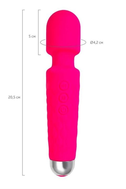 Flovetta Peony Vibrating massager, silicone, pink, 20.5 cm Flovetta Peony Vibrating massager, silicone, pink, 20.5 cm