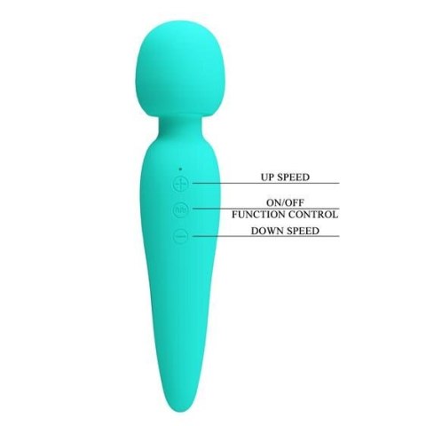 Squishy Head Wand Massager, 7 Functions of Vibration, 5 Levels of Intension Squishy Head Wand Massager, 7 Functions of Vibration, 5 Levels of Intension