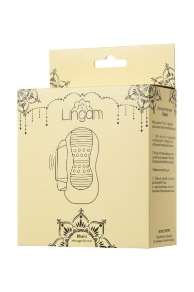 MASTURBATOR LINGAM KHANI, 9CM PRZEŹROCZYSTY WIBRACJE STYMULACJA ORALNA