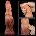 UNIKALNE DILDO NATURE COCK 24.5 CM Z PRZYSSAWKĄ, DWUWARSTWOWY SILIKON