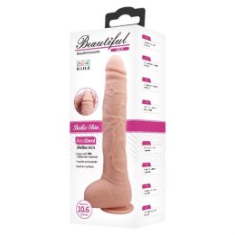 REALISTYCZNE DILDO BEAUTIFUL DICK 27 CM, TPR, Z PRZYSSAWKĄ