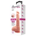 REALISTYCZNE DILDO BEAUTIFUL JASON 24 CM TPR PRZYSSAWKA DO UPRZĘŻY