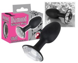 KOREK ANAL SEX SILIKONOWY DIAMOND 8,5 CM KRYSZTAŁ