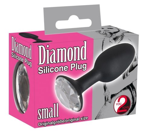 KOREK ANAL SEX SILIKONOWY DIAMOND 8,5 CM KRYSZTAŁ KOREK ANAL SEX SILIKONOWY DIAMOND 8,5 CM KRYSZTAŁ