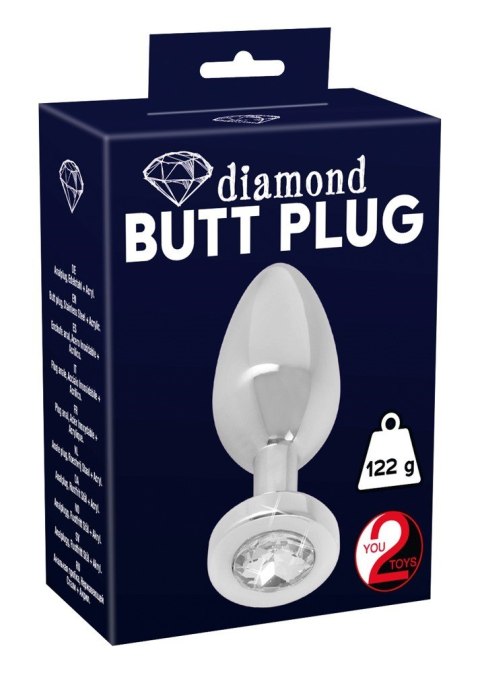 KOREK ANAL SEX STALOWY JEWEL DIAMOND 6 CM KRYSZTAL KOREK ANAL SEX STALOWY JEWEL DIAMOND 6 CM KRYSZTAL