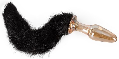 KOREK ANAL SEX SZKLANY+OGON FUTERKO 12 CM ZŁOTY KOREK ANAL SEX SZKLANY+OGON FUTERKO 12 CM ZŁOTY