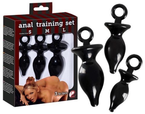 KORKI ANAL SEX ZESTAW TRENINGOWY 3 RÓŻNE ROZMIARY KORKI ANAL SEX ZESTAW TRENINGOWY 3 RÓŻNE ROZMIARY