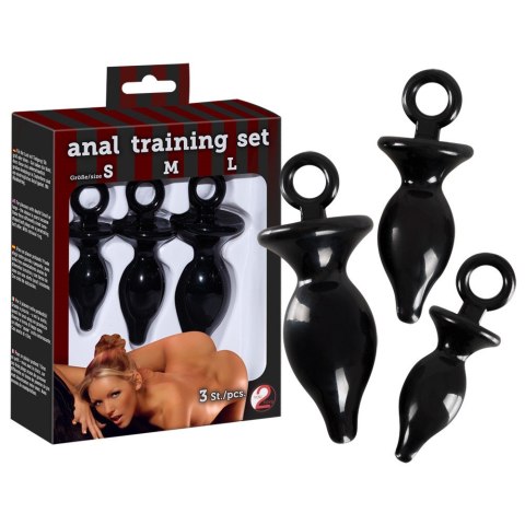 KORKI ANAL SEX ZESTAW TRENINGOWY 3 RÓŻNE ROZMIARY KORKI ANAL SEX ZESTAW TRENINGOWY 3 RÓŻNE ROZMIARY