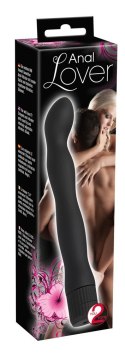 WIBRATOR ANAL LOVER CZARNY FALISTY 18 CM