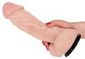 WIBRATOR MOCNY PRZYSSAWKA DILDO 5 FUNKCJI 22CM