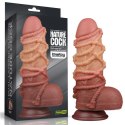 REALISTYCZNE DILDO LOVETOY 24,5 CM Z LINĄ I MOCNĄ PRZYSSAWKĄ