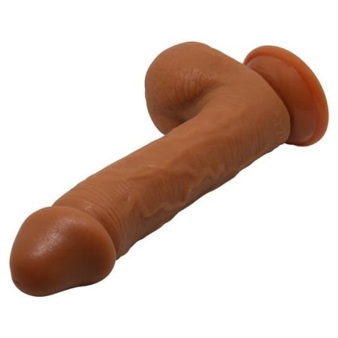 DILDO JOHNSON LATIN, 22 CM, TPR, BRĄZOWE, Z PRZYSSAWKĄ DILDO JOHNSON LATIN, 22 CM, TPR, BRĄZOWE, Z PRZYSSAWKĄ