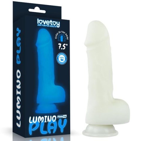 ŚWIECĄCE DILDO 19,05 CM LUMINO PLAY REALISTYCZNE, ŚWIECĄCE W CIEMNOŚCI