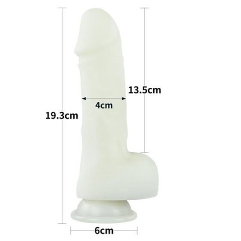 ŚWIECĄCE DILDO 19,05 CM LUMINO PLAY REALISTYCZNE, ŚWIECĄCE W CIEMNOŚCI