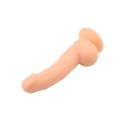REALISTYCZNE DILDO NAVIGATO-FLESH, 22 CM, PŁYNNY SILIKON, Z PRZYSSAWKĄ